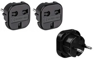 2 x ADAPTER GNIAZDA WTYCZEK POLSKA/EU - ANGLIA UK