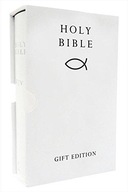 HOLY BIBLE: King James Version (KJV) White Pocket