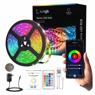 Taśma LED 10M RGB 5050 WiFi PILOT APLIKACJA TUYA ZESTAW MUZYKA TIMER 12V