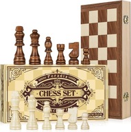 Sada šachov z dreva, šach, r? vyrobený, s figúrkami