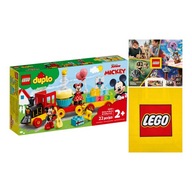 LEGO DUPLO - Urodzinowy pociąg myszek Miki i Minnie (10941) +Torba +Katalog