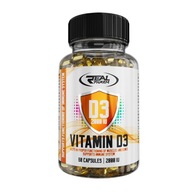 Vitamín D3 Real Pharm D3 2000 Vitamín D3 60kaps
