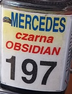 ZAPRAWKA LAKIERNICZA MERCEDES 197 czarna obsidian