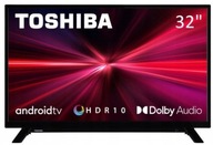 Telewizor LED Toshiba 32LA2063DAL32" FULL HD czarny ANDROID SMART TV