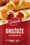 Drożdże suche instant Delecta 8g idealne drożdże do pieczenia ciast