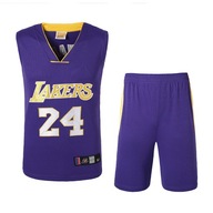 Kobe Bryant zasłonięty komplet kompletów do koszykówek Lakers nr 24