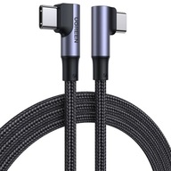 UGREEN MOCNY KABEL PRZEWÓD USB C DO USB-C KĄTOWY 90 STOPNI QC 4.0 5A 100W