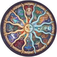 PUZZLE OKRĄGŁE 500el. Znaki Zodiaku HOROSKOP