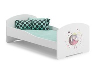 Łóżko dziecięce dla dzieci LUK 140X70 + materac - śpiąca księżniczka