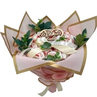 Słodki bukiet Raffaello prezent cukierków ślub na kupony zdrapki lotto