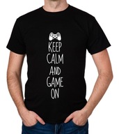 koszulka KEEP CALM AND GAME ON prezent