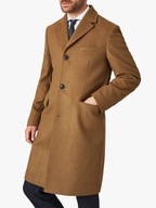 YORN1200e single breasted coat CAMEL KASZMIR100% L