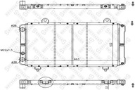 Stellox 10-25228-SX Chladič, chladiaci systém motora