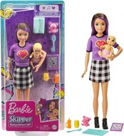 BARBIE SKIPPER OPIEKUNKA DZIECI LALKA, BOBAS GRP11