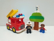 Lego DUPLO 10901 wóz strażacki straż pożarna sygnał kot klocki