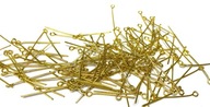 szpilki jubilerskie z oczkiem złote 2,3cm 30szt. 6