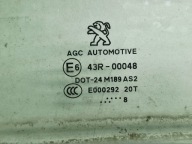 PEUGEOT 2008 window door left rear part