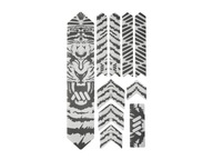 Kerékpár matricák MTB kerékpár vázvédelem AMS - Clear Tiger