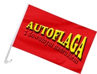 Mocna Flaga Samochodowa reklamowa 45x30