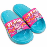 Šľapky detské topánky LETNÁ NA PLÁŽ Dievčenská PLAVÁREŇ Peppa Pig 31-32