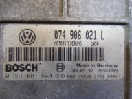 computer control unit of the engine VOLKSWAGEN TRANSPORTER T4 2.5 TDI 074906021L