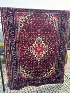 STAROŽITNý vlnený perzský koberec Irán HAMADAN 212x146 galéria 10 tis.
