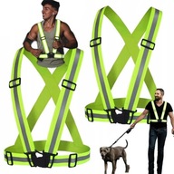 СВІТЛОВІДБИВАЮЧІ РЕМЕНІ БЕЗПЕКИ СВІТЛОВІДБИВАЮЧИЙ ДОРОЖНІЙ ЖИЛЕТ ДЛЯ ВЕЛОСИПЕДА МОТОЦИКЛА ДЛЯ БІГУ