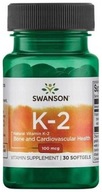 SWANSON Witamina K2 Naturalna 100mcg 30K