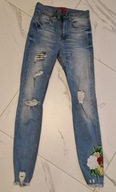 spodnie jeansowe młodzieżowe XS