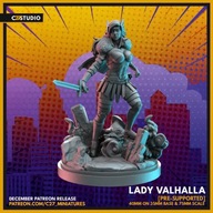 Lady Valhalla matched to Marvel Crisis Protocol