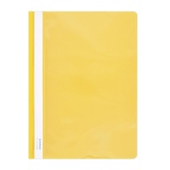 Skoroszyt PVC A4 twardy 150/160mikr żółty 10szt