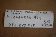 IDEALNA moulding door rear left PORSCHE PANAMERA 971 1