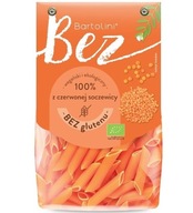 Makaron bezglutenowy z czerwonej soczewicy PENNE BIO Bartolini