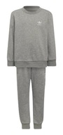 Dres dziecięcy szary Adidas CREW SET bluza + spodnie HC9513 r: 128 7-8 lat