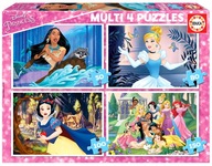 Educa Puzzle 50 + 80 + 100 + 150 Księżniczki z bajek Disneya