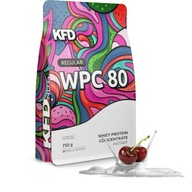Proteínový kondicionér KFD WPC 80 prášok 750g s príchuťou JOGURTOVO - ČEREŠŇOVO