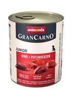 Animonda GranCarno Junior Wołowina Serca 800g