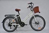 Damski Rower Elektryczny 26cali 36V 250W 12.5AH Miasto Dojazdy E-Bike