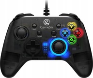 Przewodowy kontroler do gier GameSir T4W czarny GAMEPAD PC - OUTLET