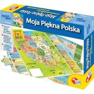 Puzzle 108 el. Mały Geniusz Moja Polska Lisciani