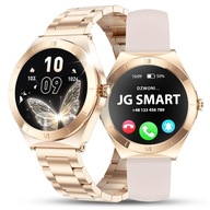 SMARTWATCH ZEGAREK DAMSKI ROZMOWY MENU PL CIŚNIENIE POWIADOMIENIA 3 paski