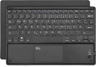 Klawiatura Bluetooth Rii z touchpadem, klawiatura bezprzewodowa, QWERTZ