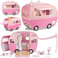 OUTLET NANANA SURPRISE KITTY CAT CAMP CAMPER + DOPLNKY