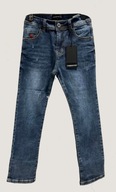 Spodnie chłopięce jeansy regulacja 158-164