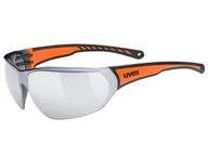 Okulary sportowe rowerowe Uvex Sportstyle 204 Black / orange