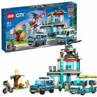 LEGO CITY SZPITAL REMIZA POSTERUNEK POLICJI STRAŻ KOMISARIAT AUTA POJAZDY