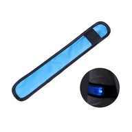 NIEBIESKA OPASKA LED NA RĘKĘ DO BIEGANIA I AKTYWNOŚCI NA ŚWIEŻYM POWIETRZU