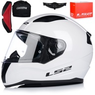 KASK MOTOCYKLOWY LS2 FF353 RAPID II BIAŁY POŁYSK SYSTEM PINLOCK ECER 22.06