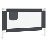 BARIERKA OCHRONNA DO ŁÓŻKA OSŁONA BRAMKA -BED RAIL 120X25CM CIEMNOSZARA