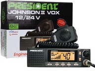 RADIO CB PRESIDENT JOHNSON II ASC 12V/24V VOX BG8